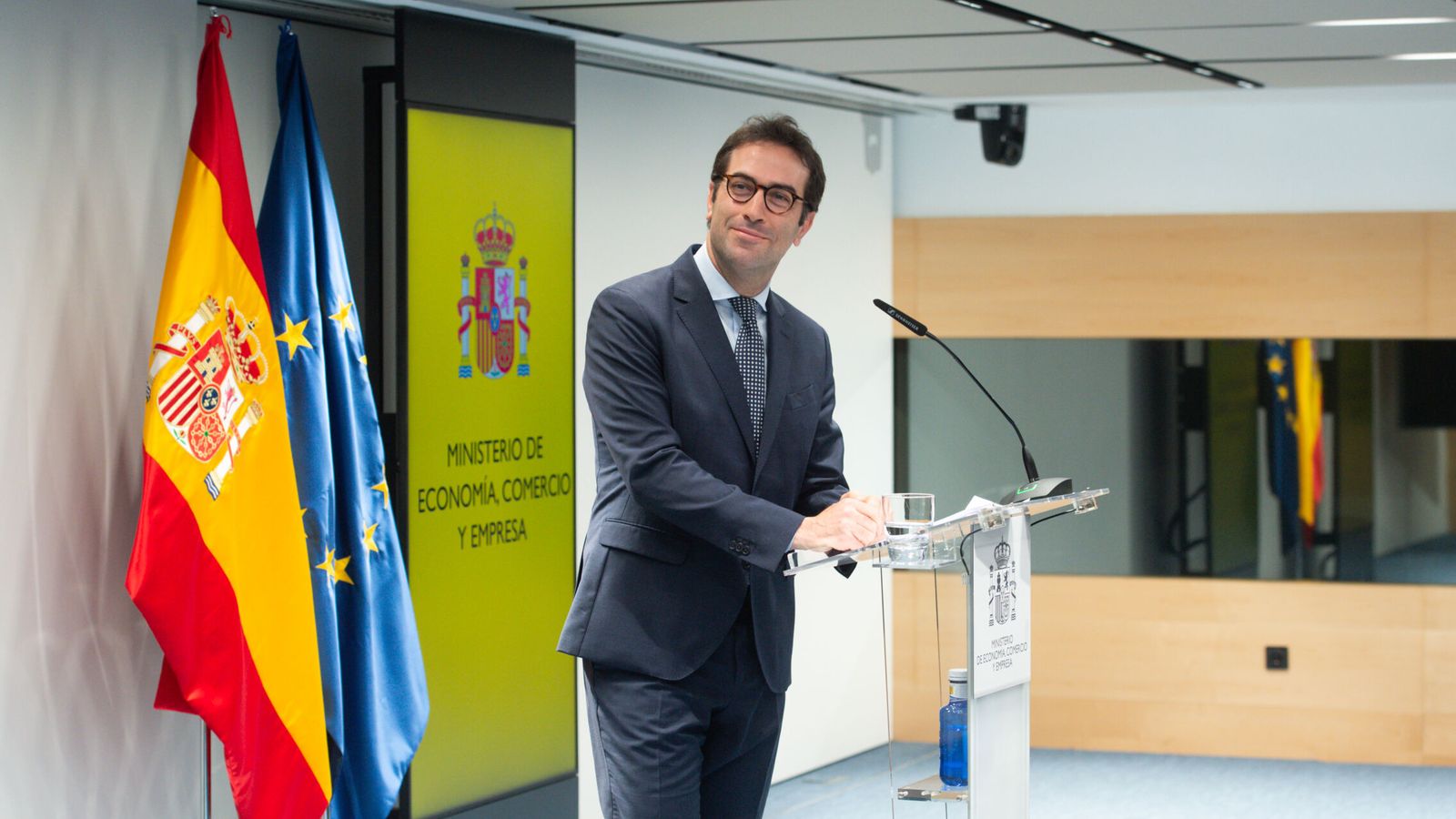 Foto: El ministro de Economía, Comercio y Empresa, Carlos Cuerpo. (Europa Press)
